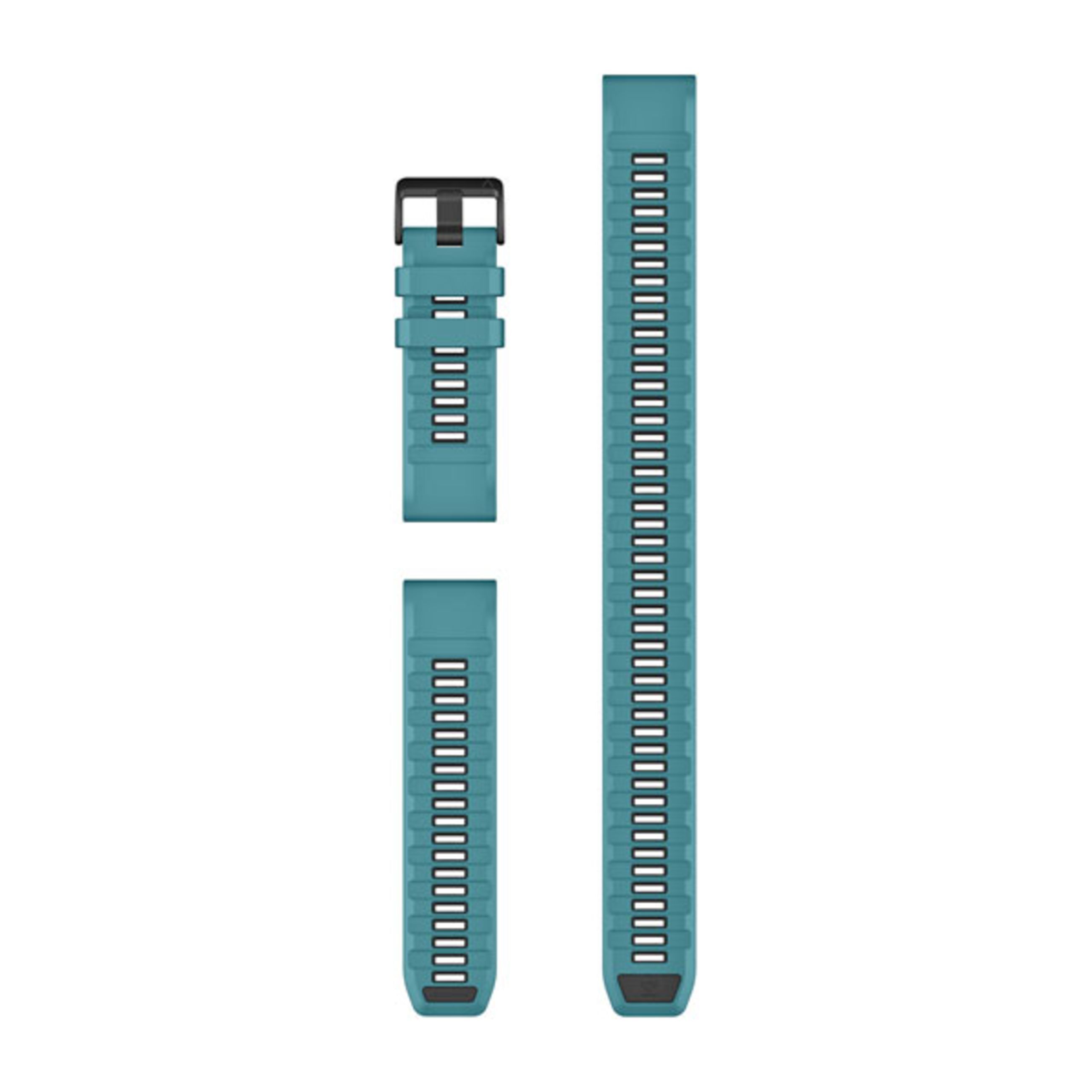 Quickfit 26 Watch Bands - Turquoise Silicone (3-Piece Dive Set)