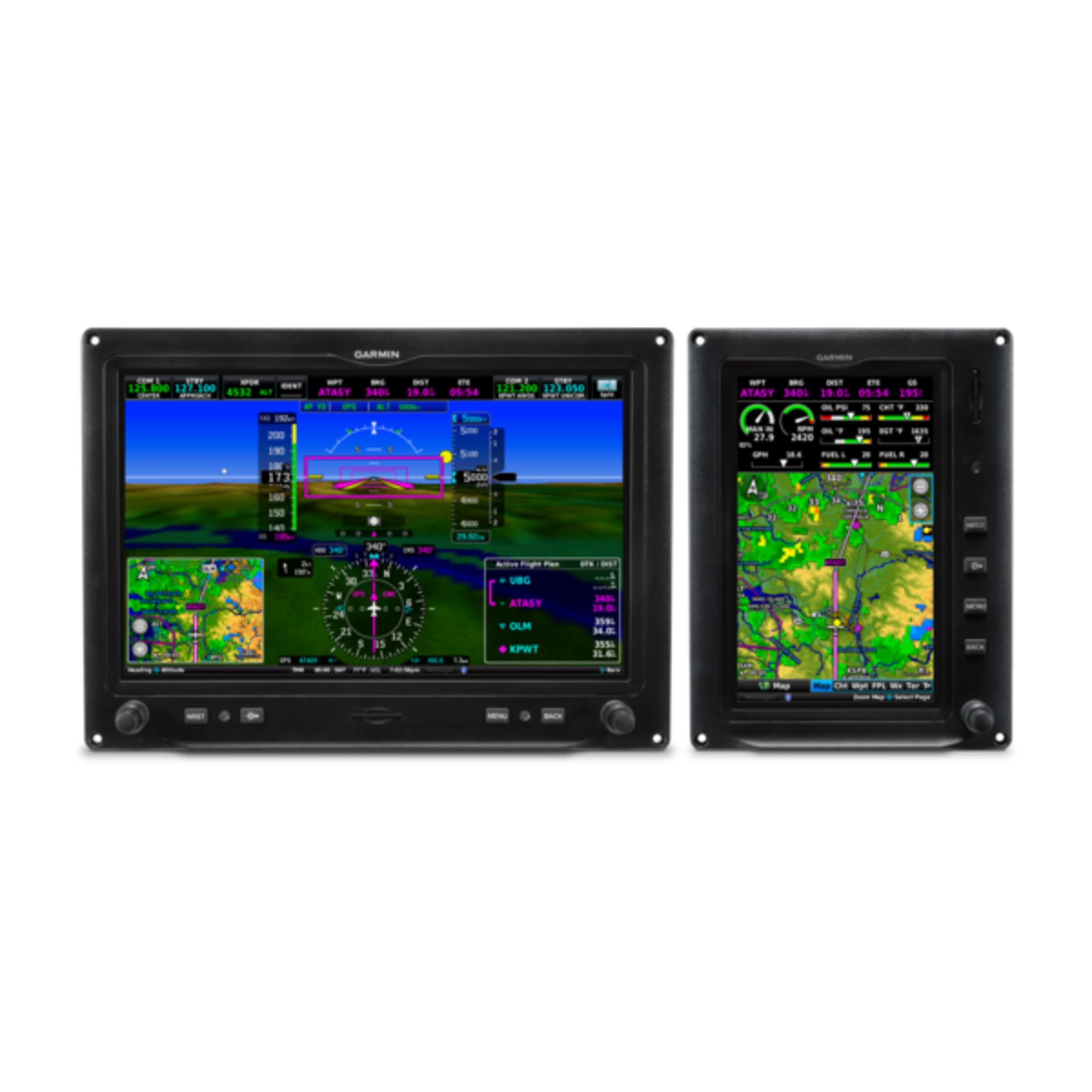 G3X Touch For Certificated Aircraft - 10.6" Landscape And 7" Portrait Displays With 4 Cylinder Eis