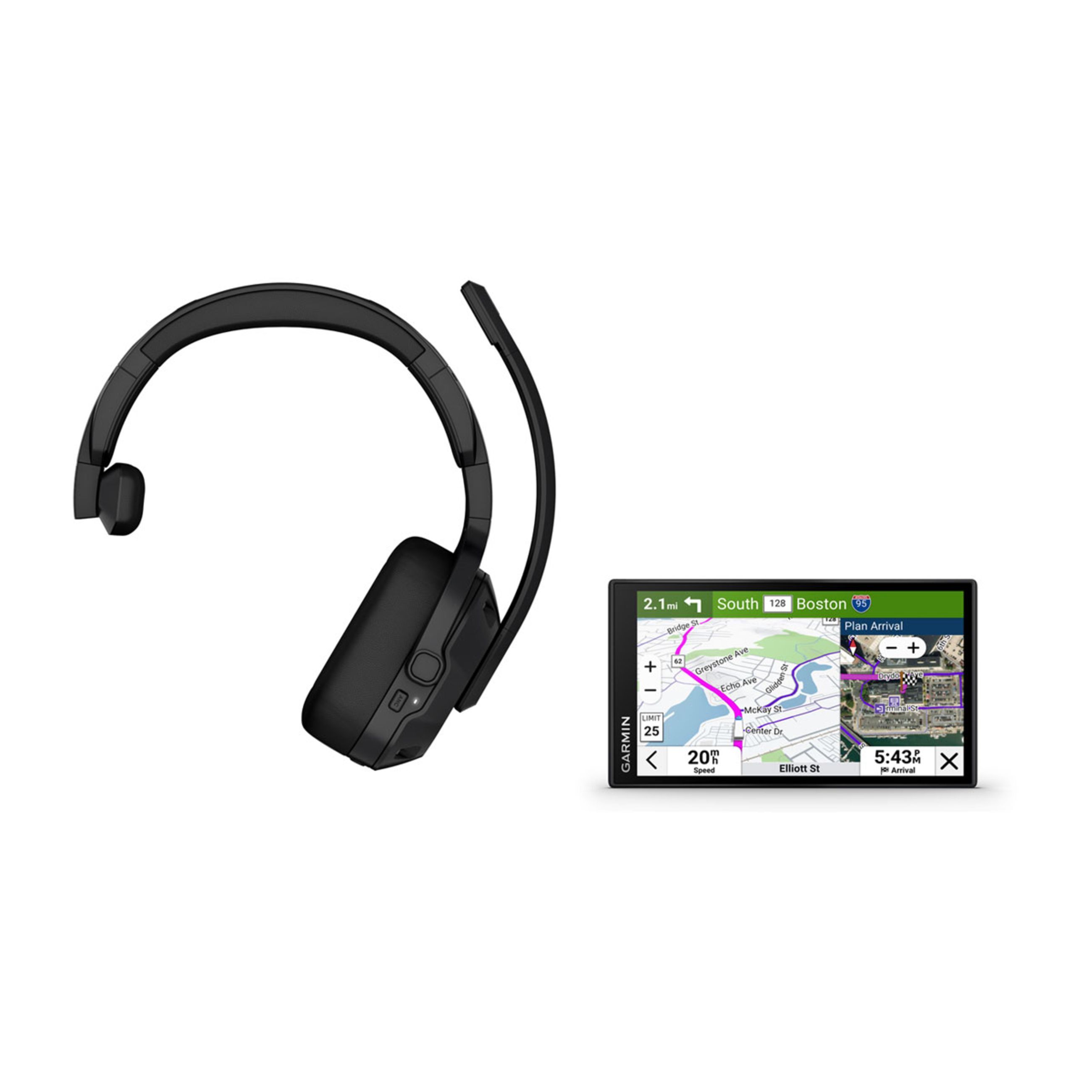 DēZl Otr720 - 6" Gps Truck Navigator With DēZl Headset 110