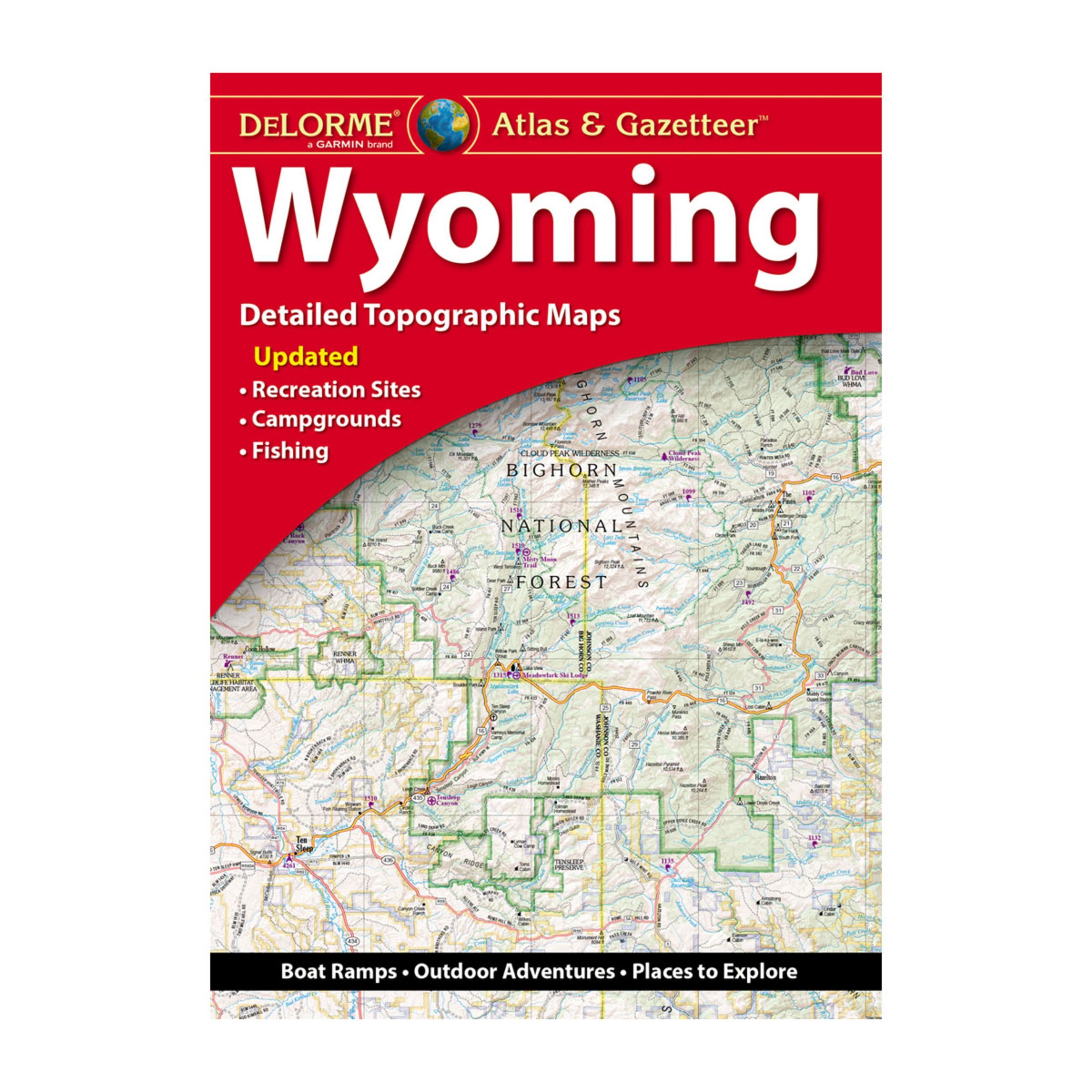 Delorme Atlas & Gazetteer Paper Maps - Wyoming
