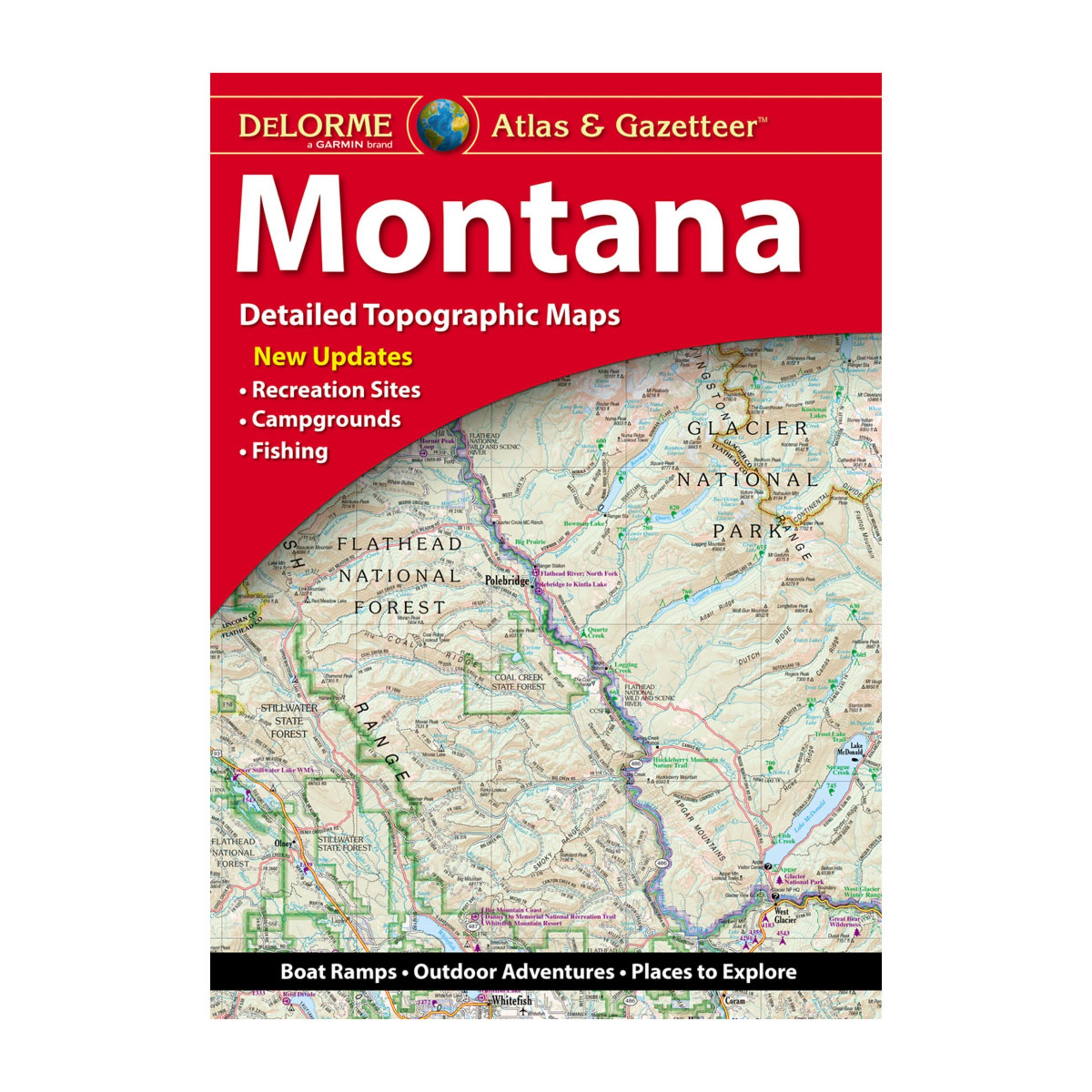Delorme Atlas & Gazetteer Paper Maps - Montana