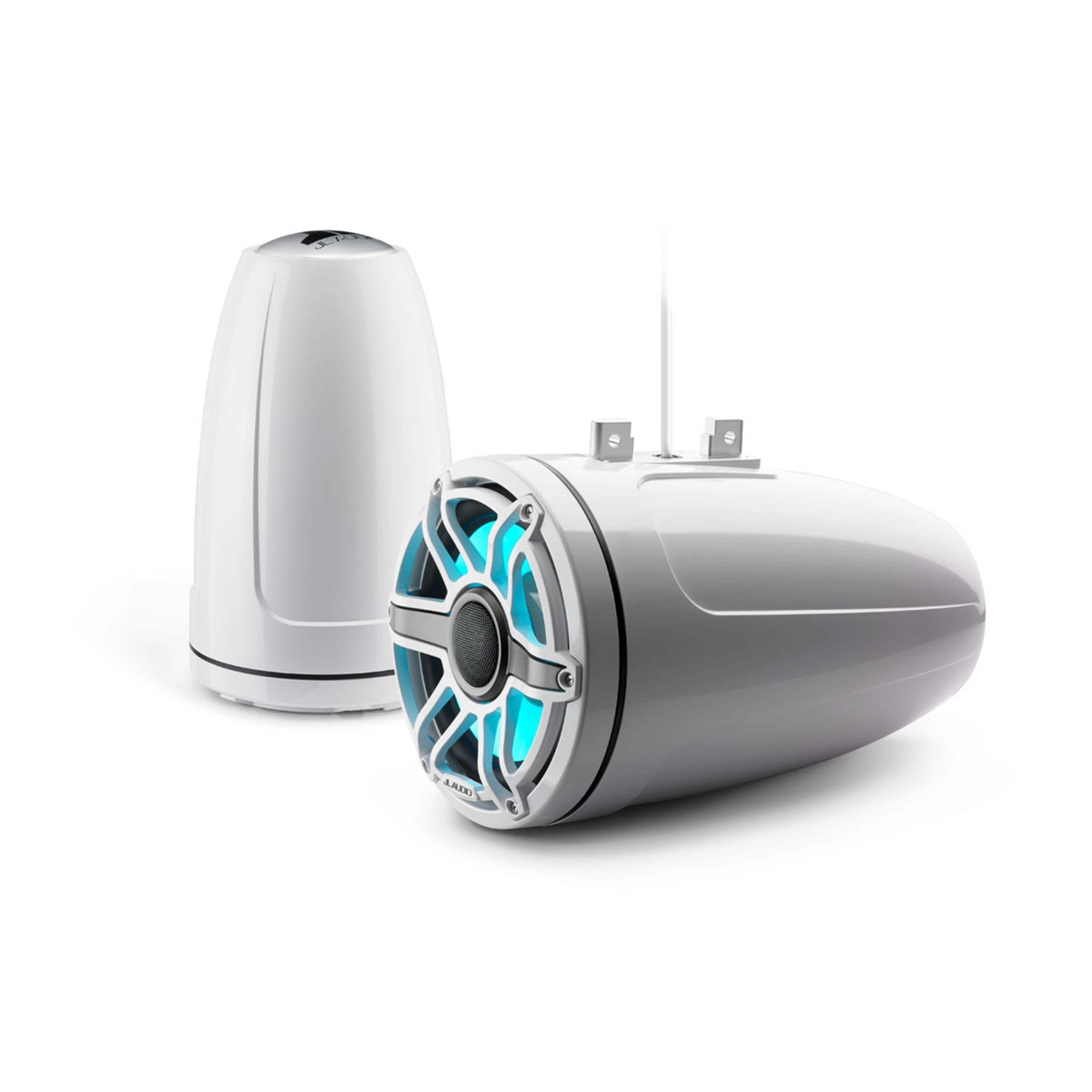 Jl Audio M6 Marine Speakers - 8.8" With Led And White Sport Grille (M6-880Etxv3-Gw-S-Gwgw-I)