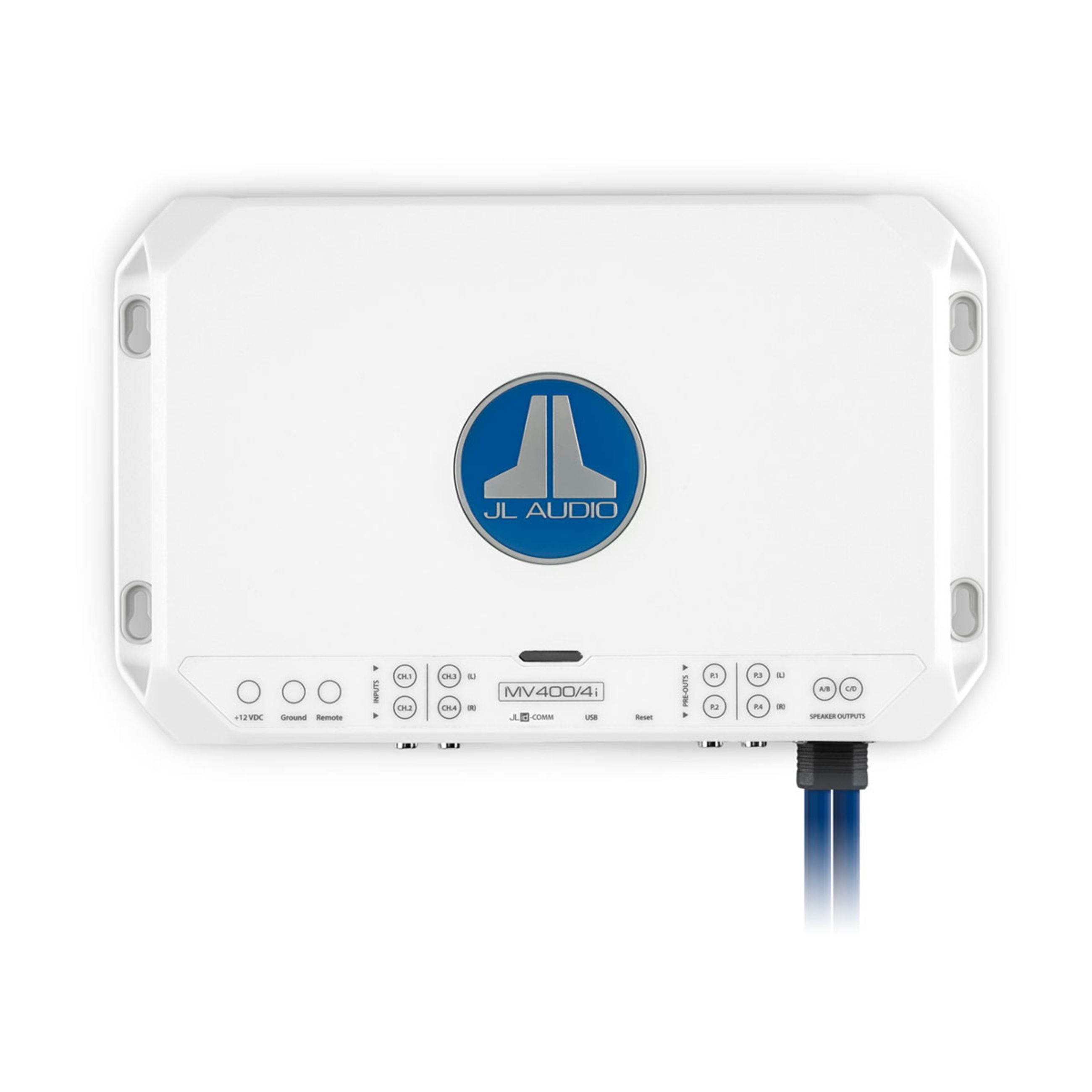 Jl Audio Mvi Marine Amplifier - 4 Channel Full-Range Marine Amplifier (400 Watts) (Mv400/4I)