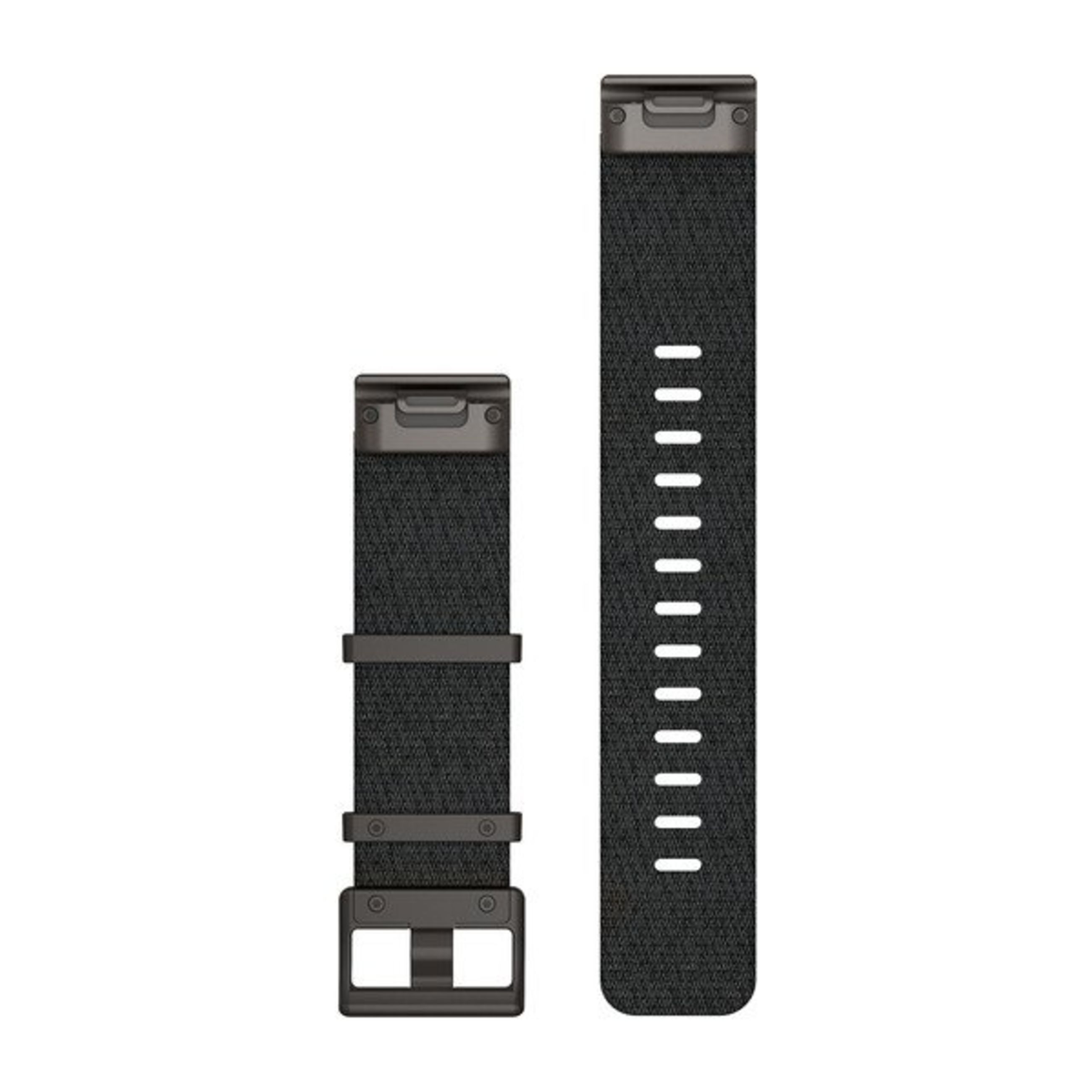 Alternative view of Quickfit 22 Watch Straps - Jacquard-Weave Nylon Strap – Heathered Black