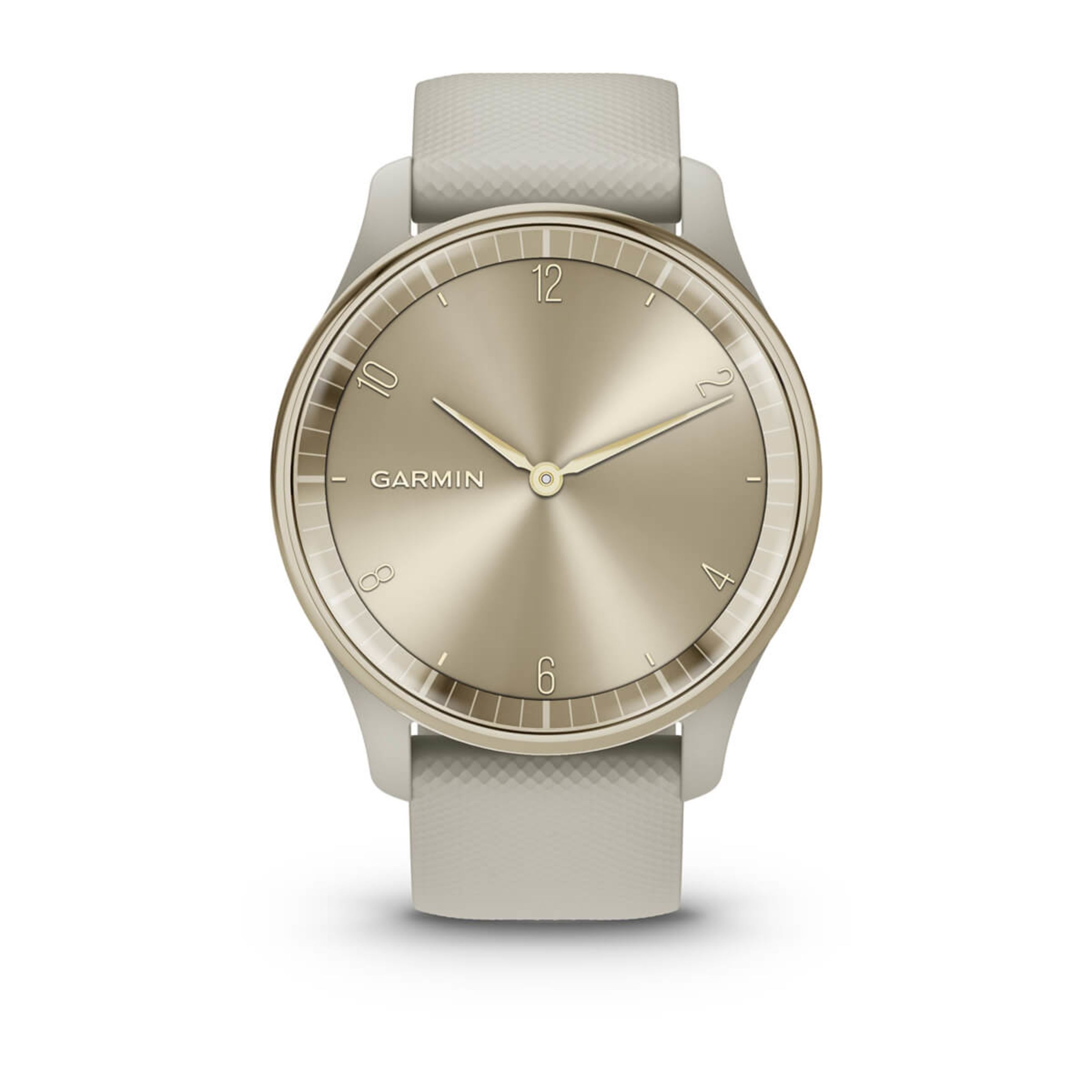 Alternative view of VíVomove Trend - Cream Gold Stainless Steel Bezel With French Gray Case And Silicone Band