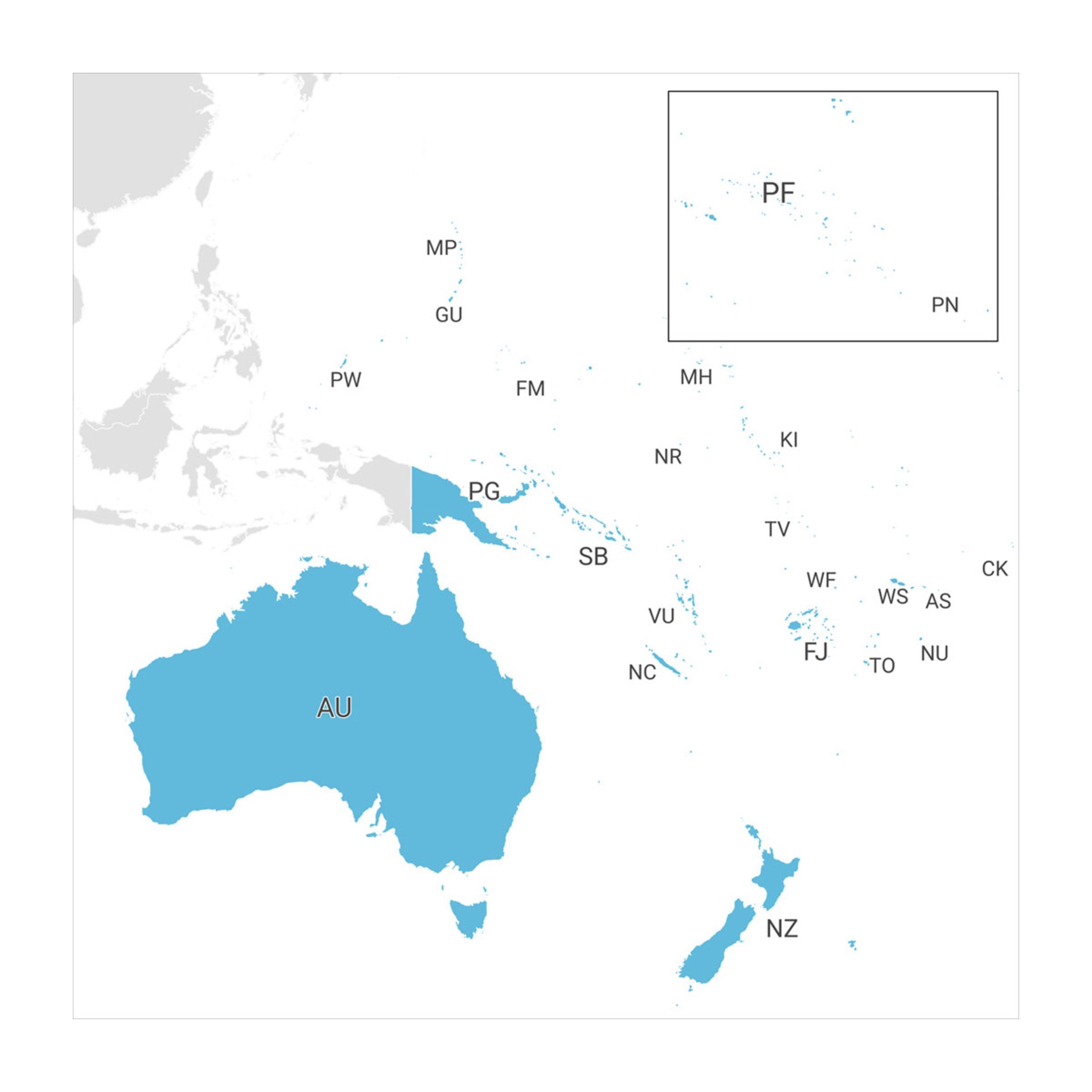 Alternative view of Topoactive Maps - Australia And Oceania | Download