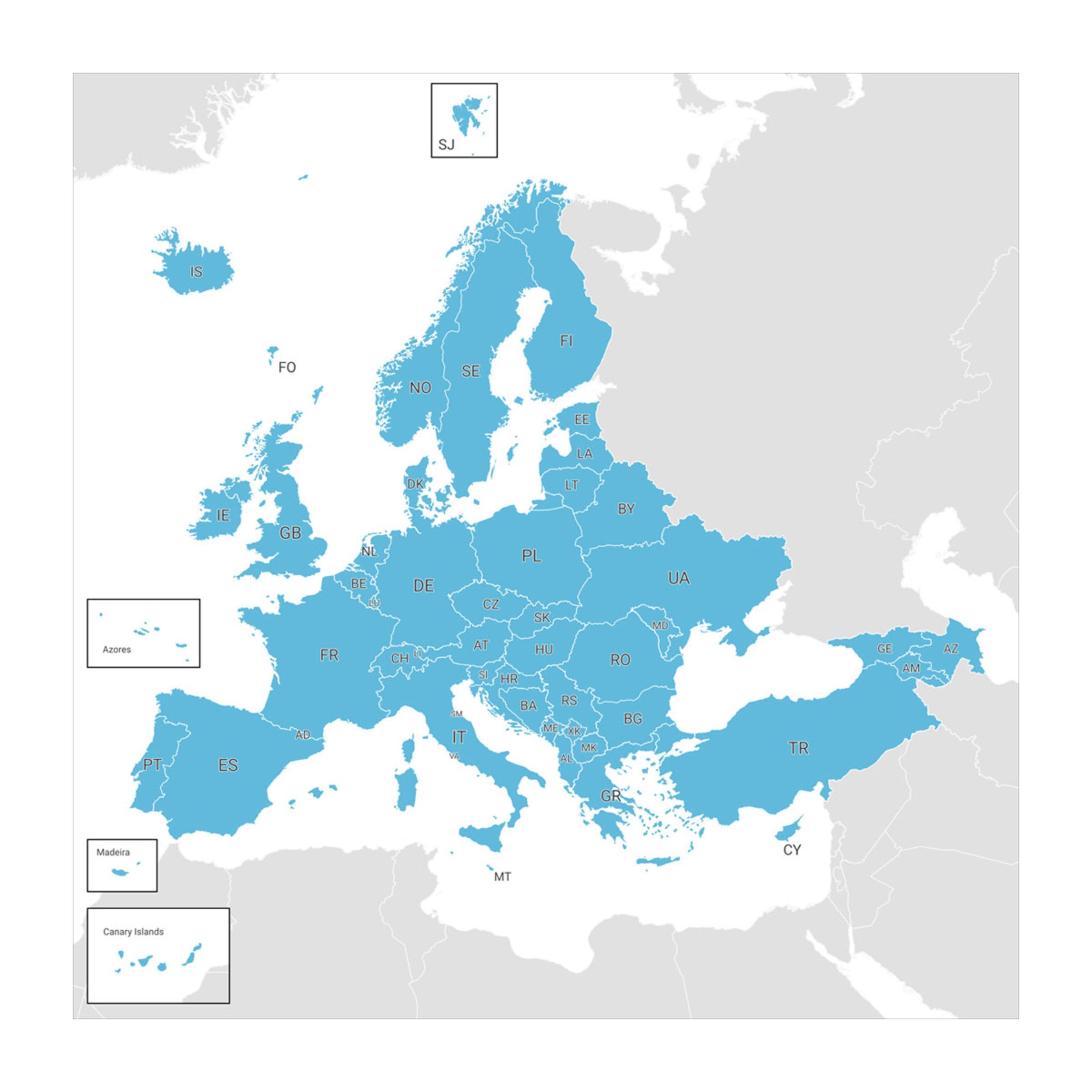 Alternative view of Topoactive Maps - Europe | Download
