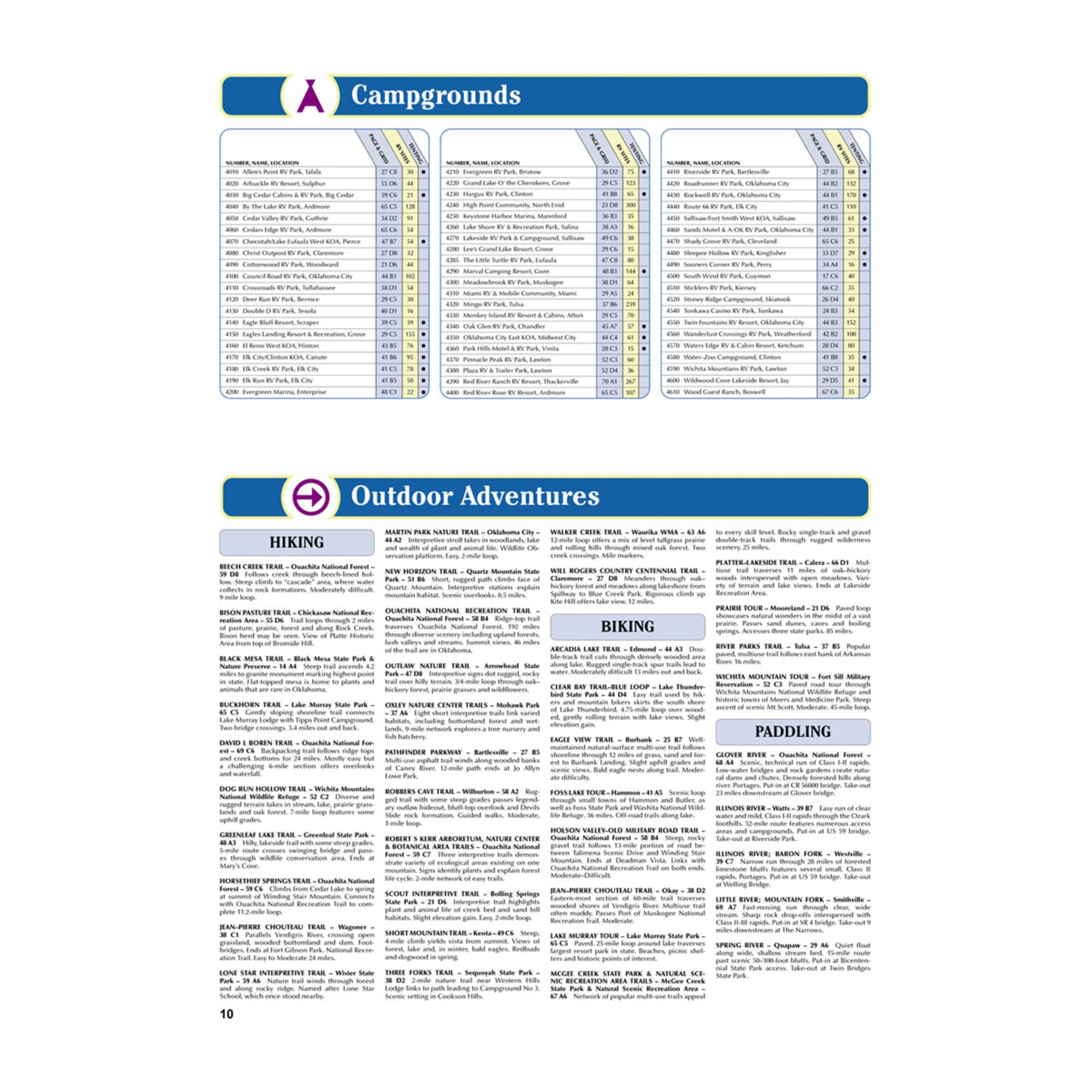 Alternative view of Delorme Atlas & Gazetteer Paper Maps - Oklahoma