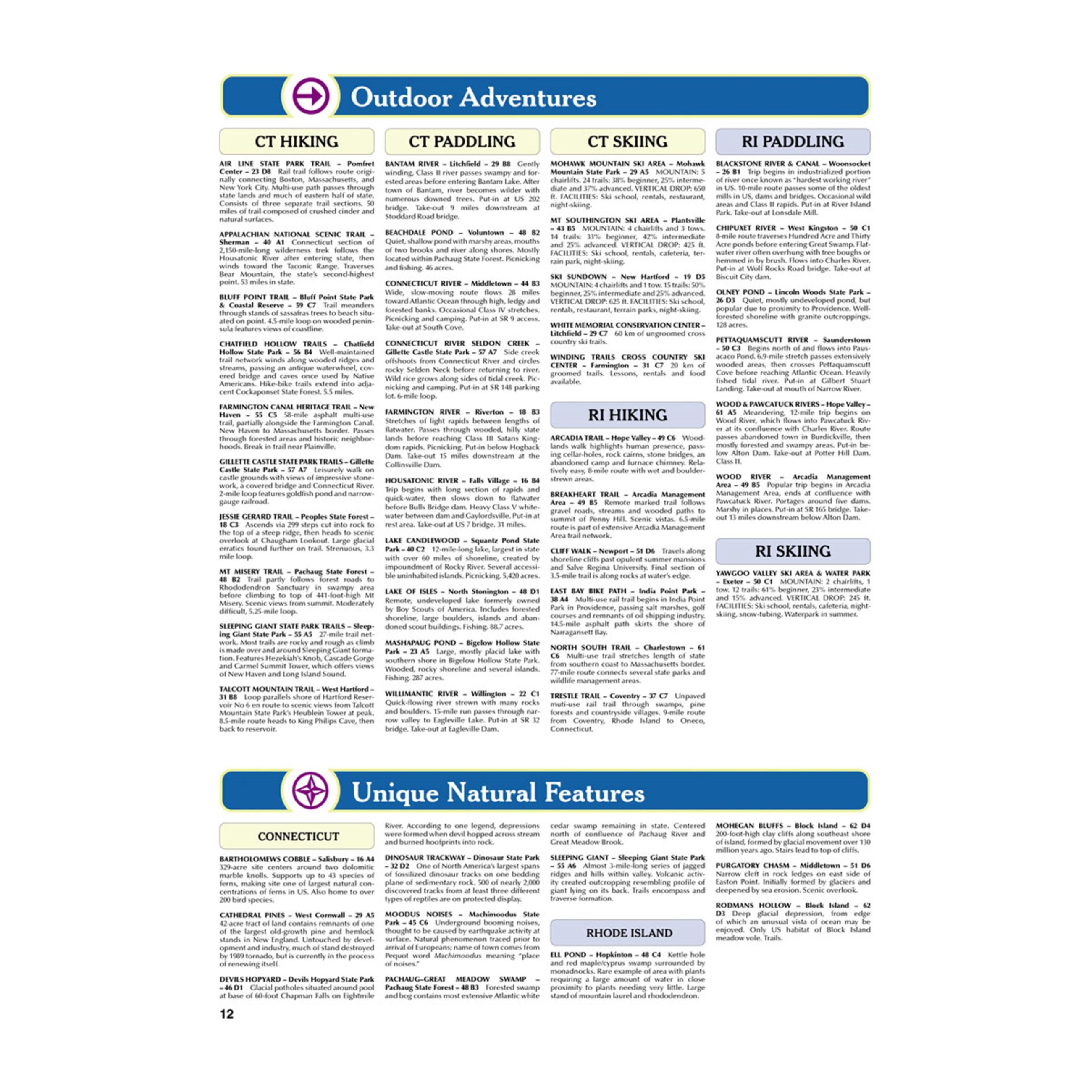 Alternative view of Delorme Atlas & Gazetteer Paper Maps - Connecticut And Rhode Island