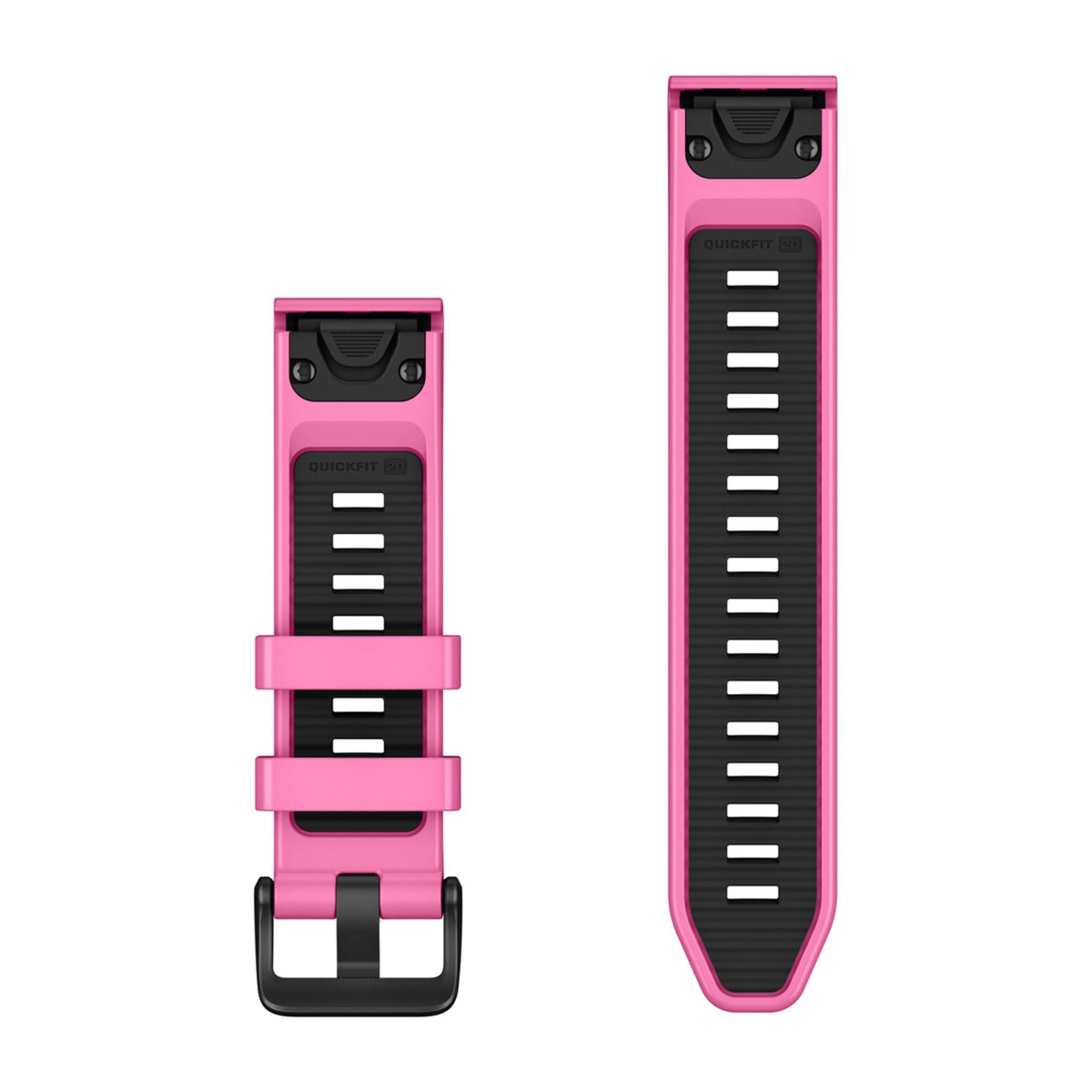 Alternative view of Quickfit 20 Watch Bands - Pink Aurora Silicone (3-Piece Dive Set)