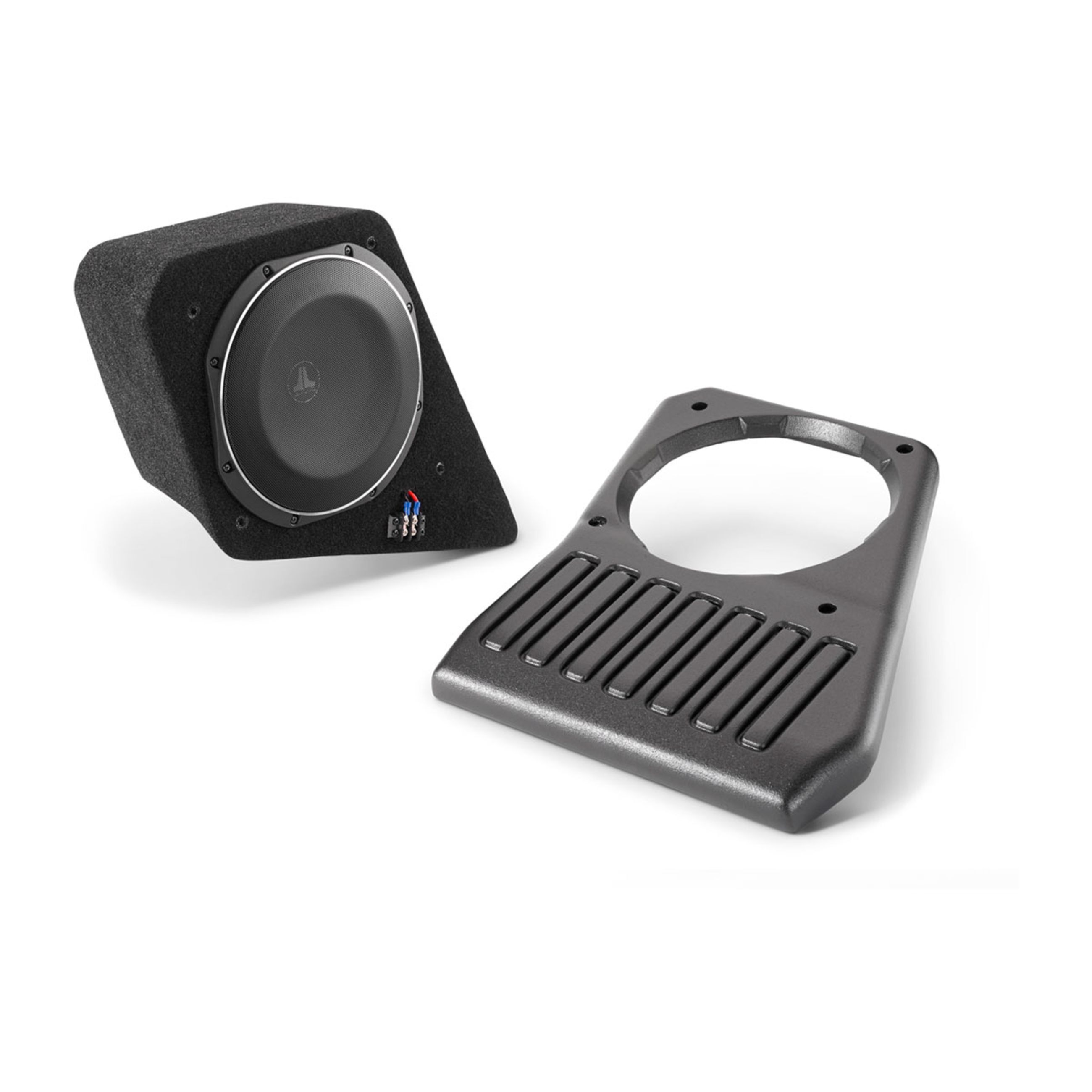 Alternative view of Jl Audio Stealthbox Enclosed Subwoofer For Jeep Wrangler Unlimited - Driver Side 2 Ohm (Sb-J-Jl4Ddrv/10Tw1-2)