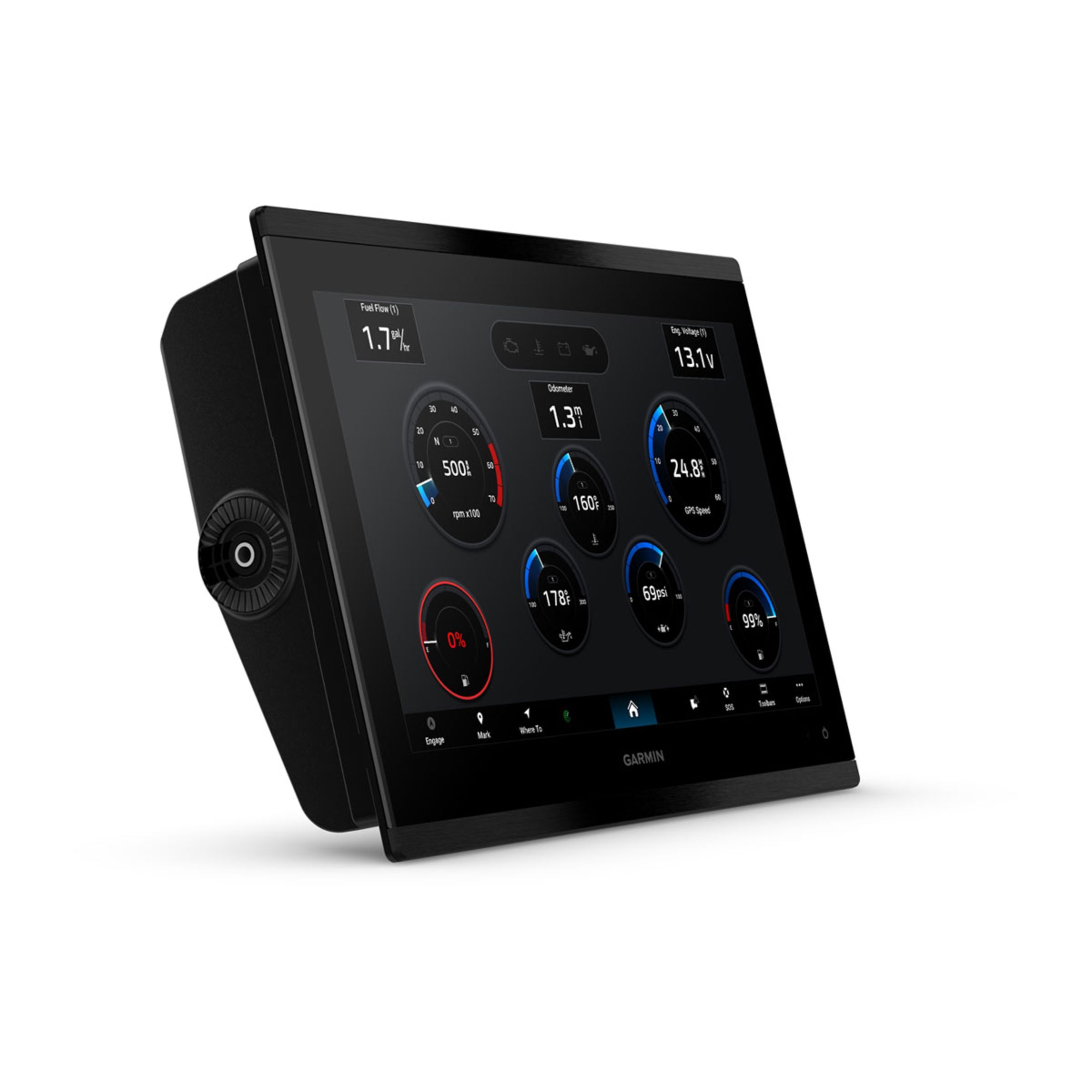 Alternative view of Gpsmap 9217 - Premium Chartplotter With Worldwide Basemap