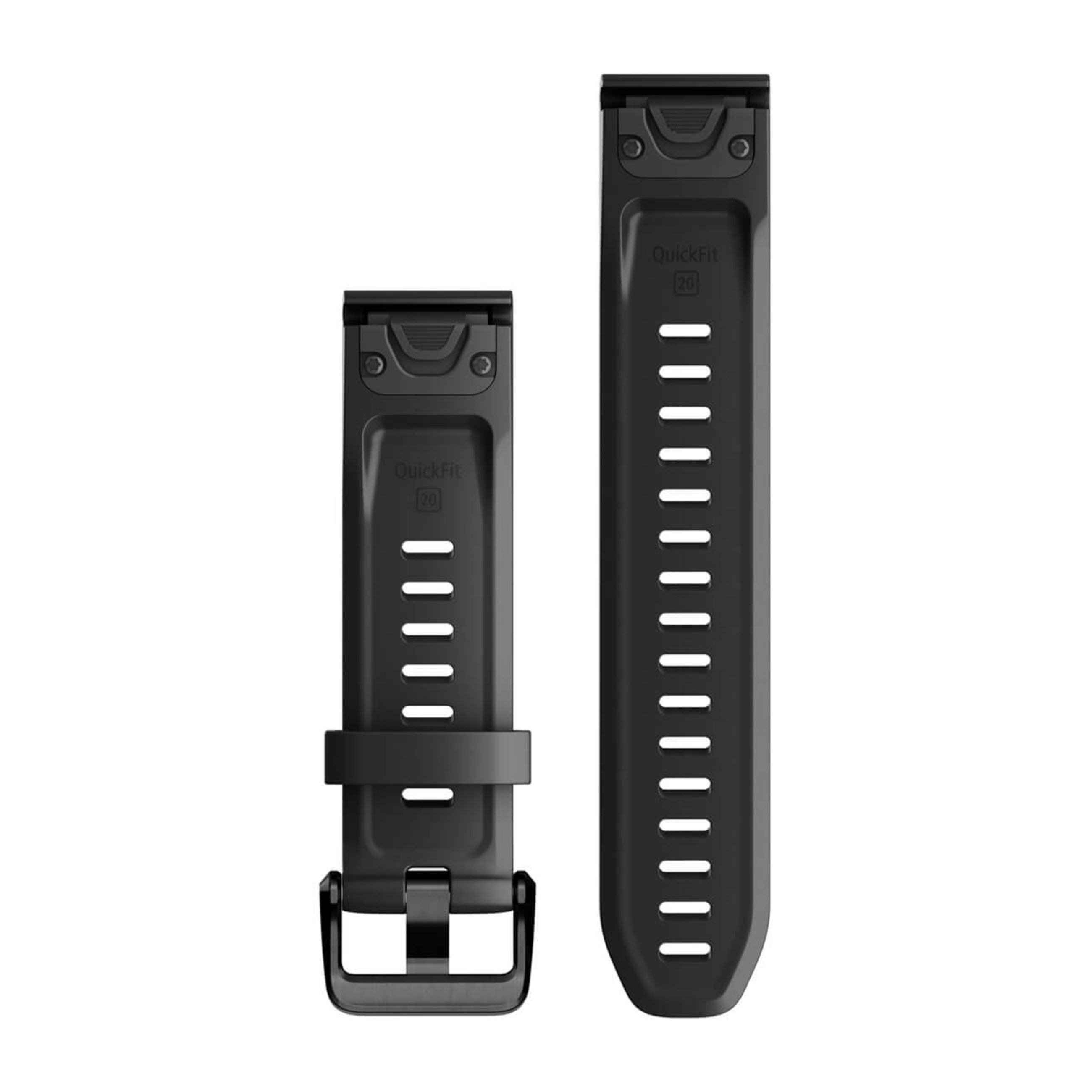 Alternative view of Quickfit 20 Watch Bands - Black Silicone