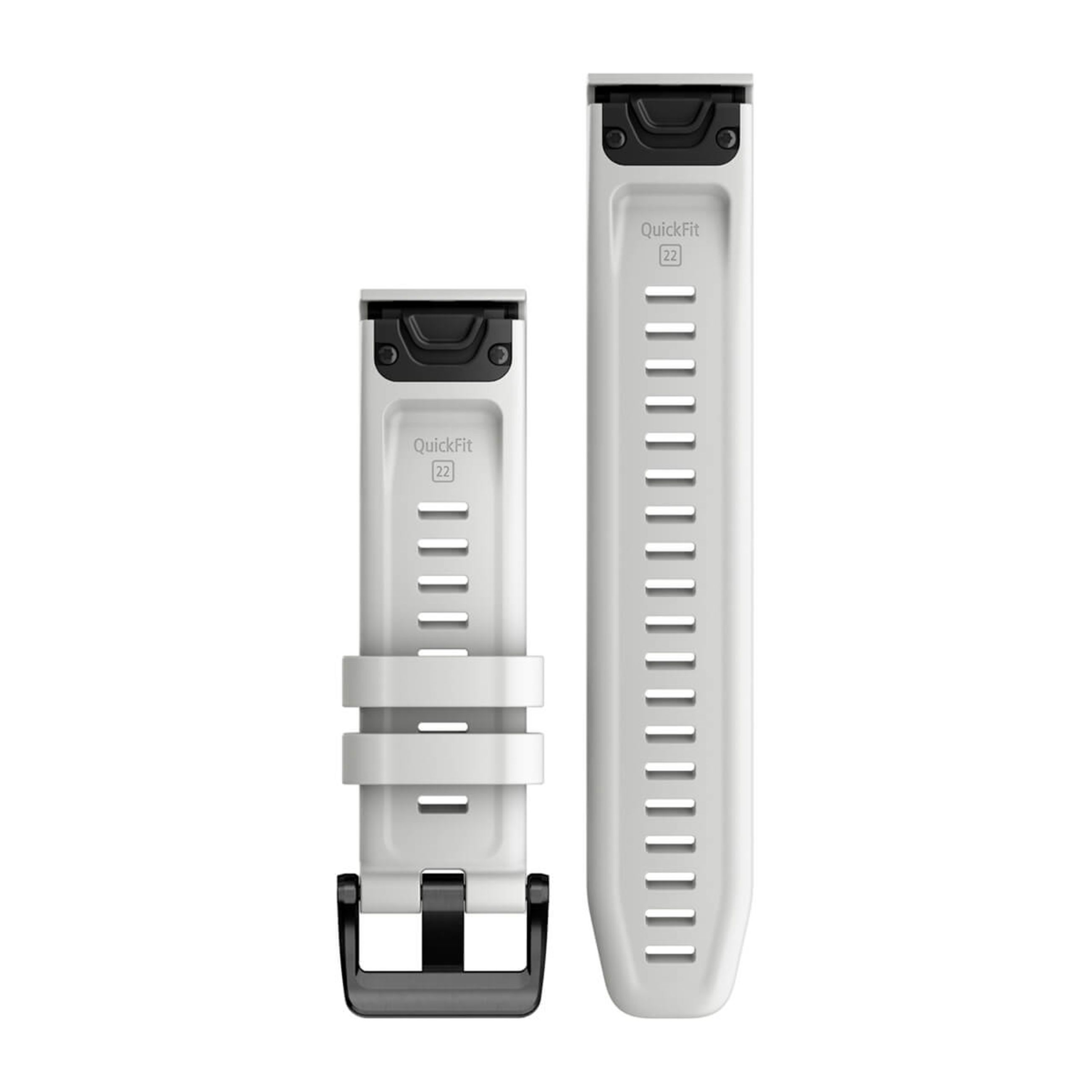 Alternative view of Quickfit 22 Watch Straps - Carrera White Silicone