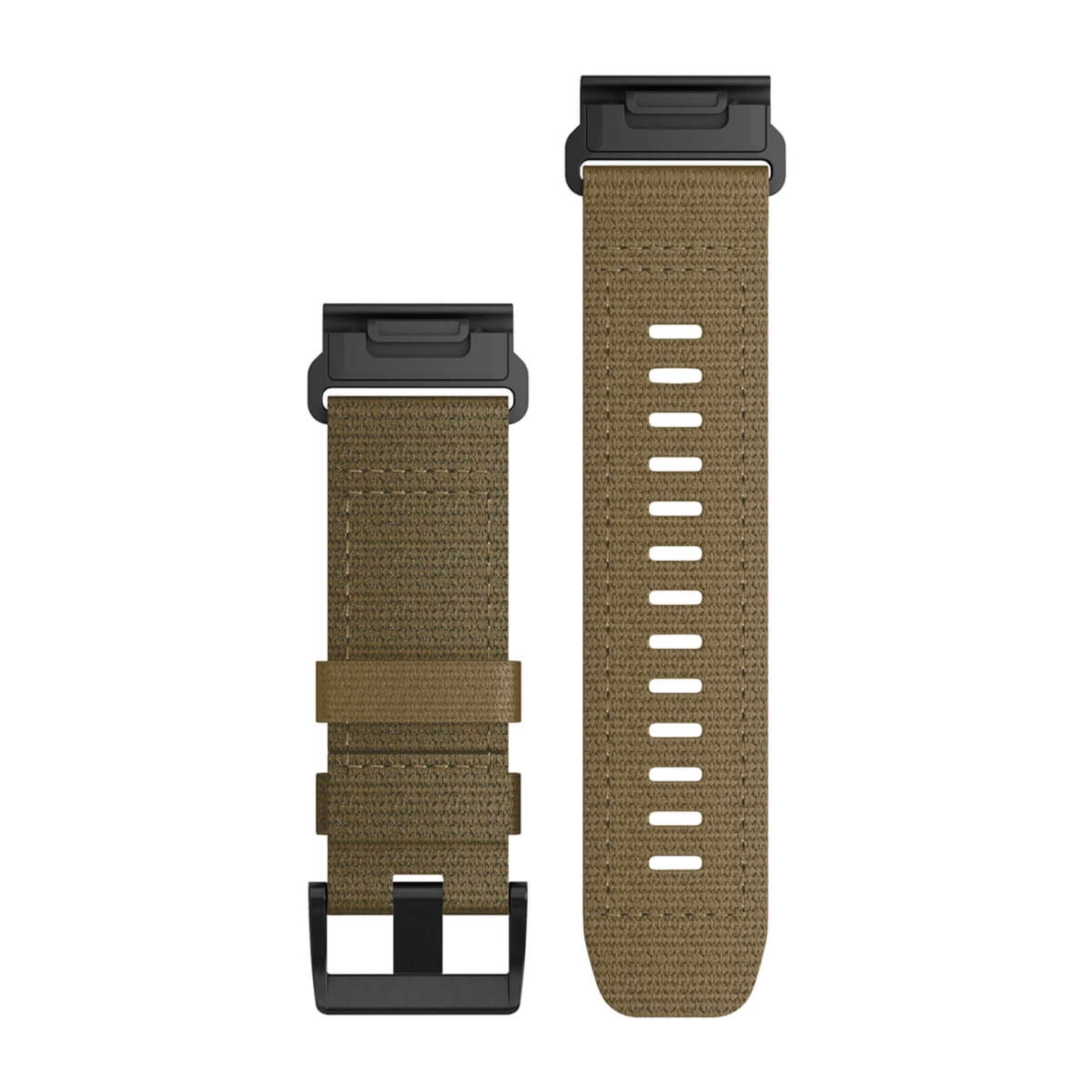 Alternative view of Quickfit 26 Watch Bands - Tactical Coyote Tan Nylon